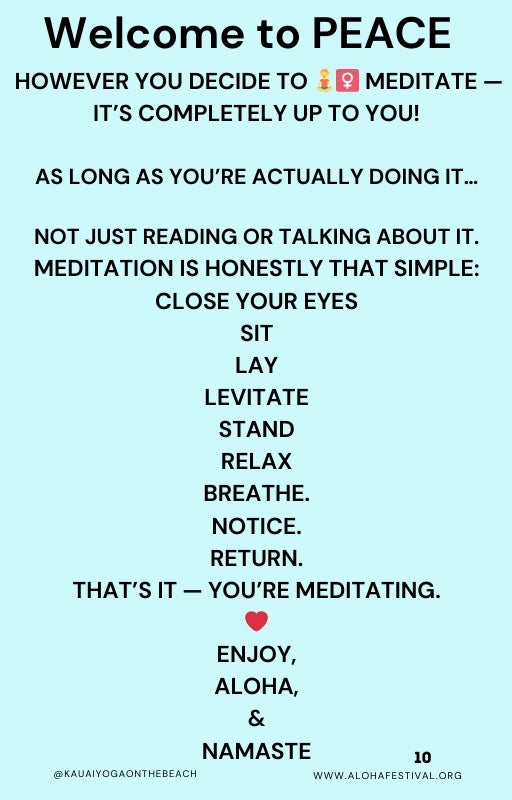 A Beginner's Guide to Inner Peace. Meditation & Rest