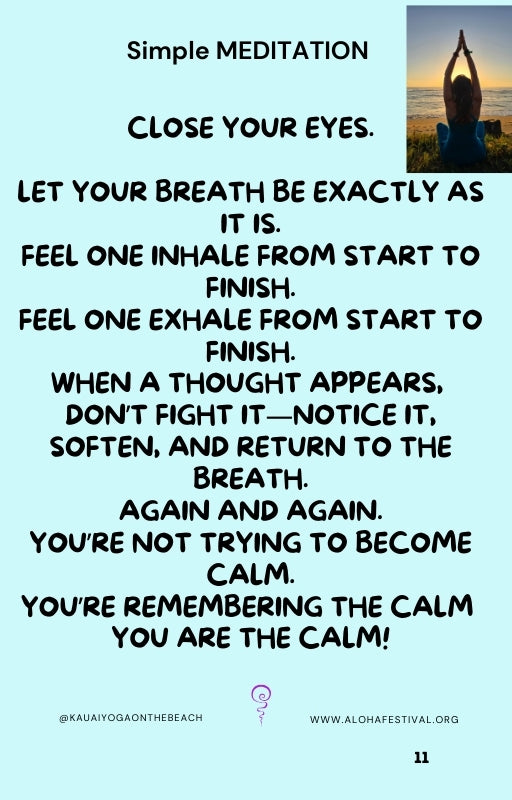 A Beginner's Guide to Inner Peace. Meditation & Rest