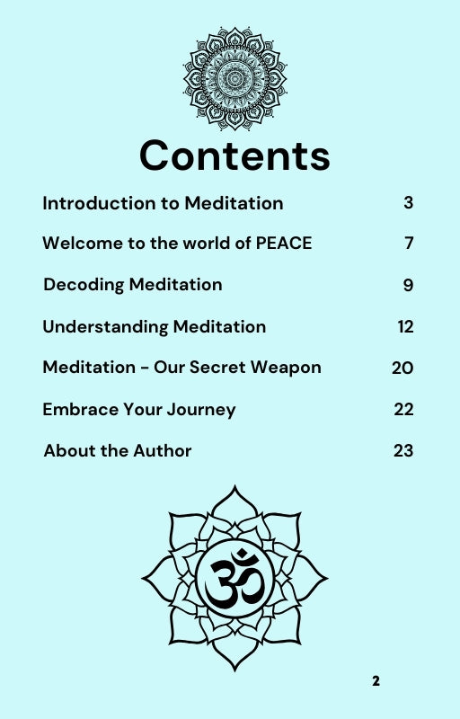 A Beginner's Guide to Inner Peace. Meditation & Rest