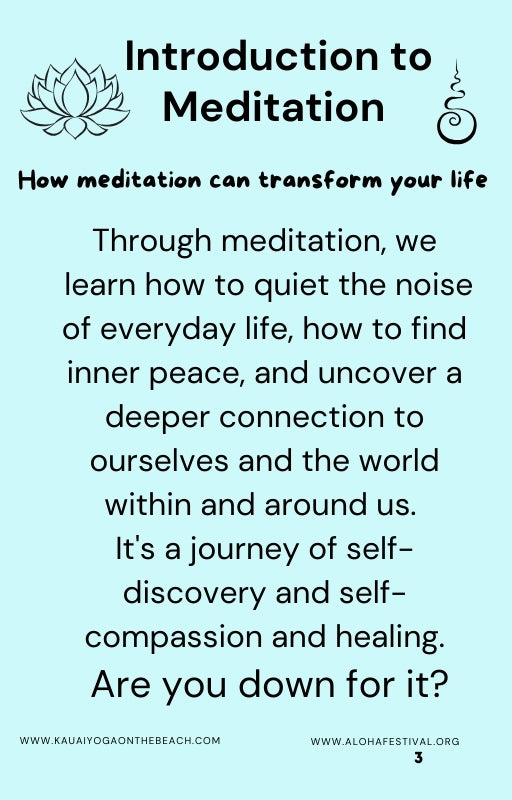 A Beginner's Guide to Inner Peace. Meditation & Rest