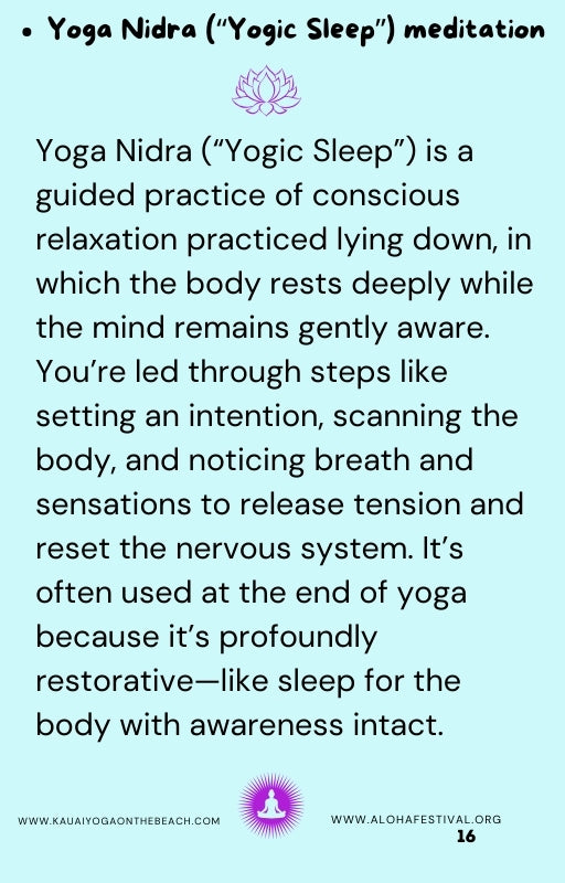 A Beginner's Guide to Inner Peace. Meditation & Rest