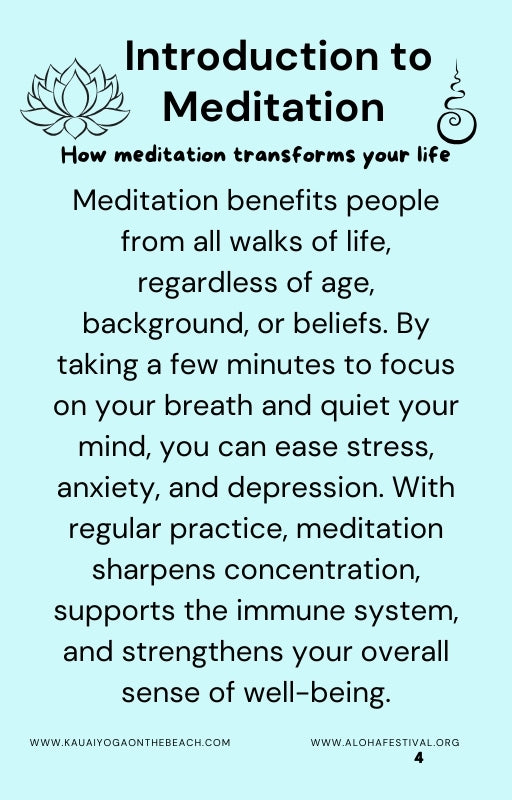 A Beginner's Guide to Inner Peace. Meditation & Rest